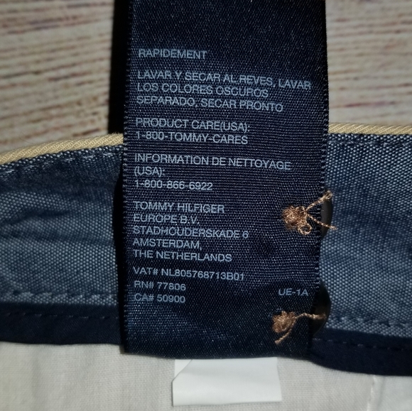 NWT Tommy Hilfiger Tan Khakis Men's Size 36/30 - Picture 5 of 5